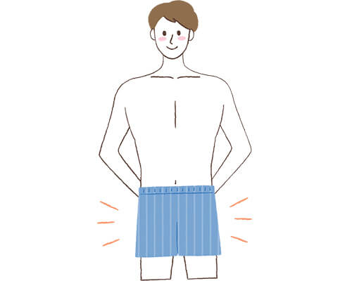 ブリーフよりはトランクスがオススメ！