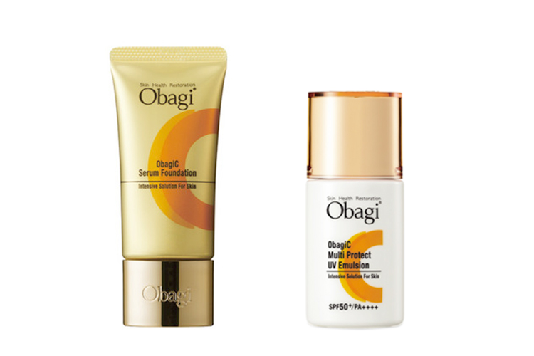 オバジC セラムファンデーション、オバジC マルチプロテクト UV乳液