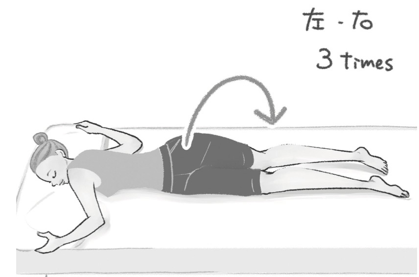 うつぶせシェイプ