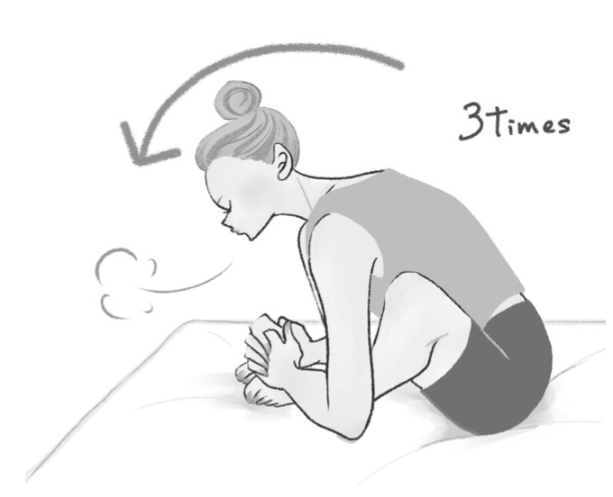 股関節ほぐし深呼吸