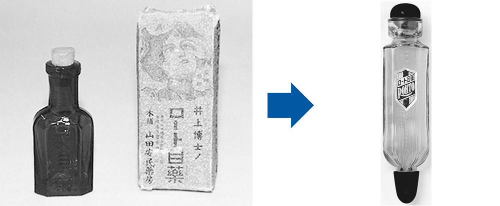 931年4月　新容器で「ロート目薬」発売