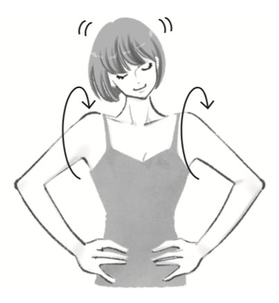 肩と首をぐるぐる回そう