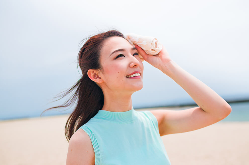 保湿の誤解1：汗は保湿剤の代わりになる。